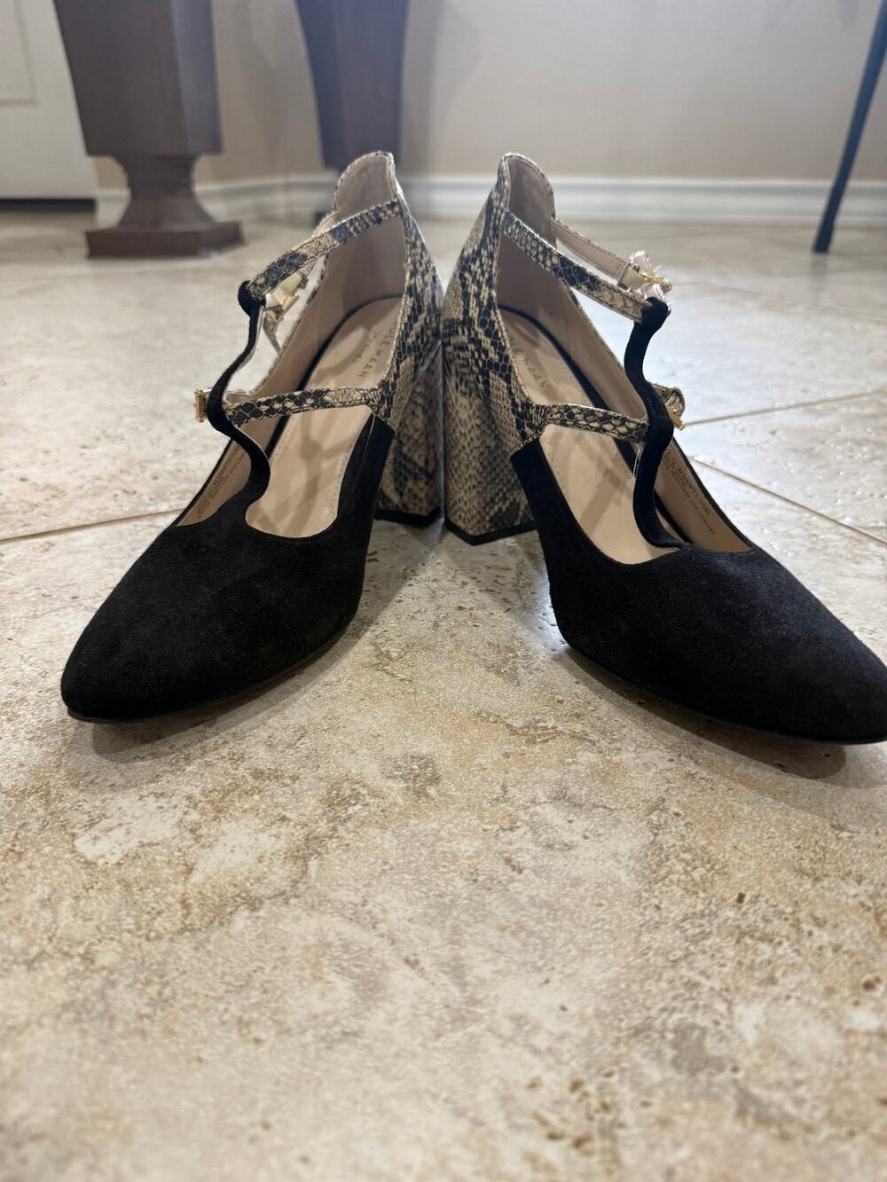 Cole Haan Women's T-Strap Block Heels – Size 8.5